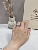 حلقه پشت حلقه نقره
